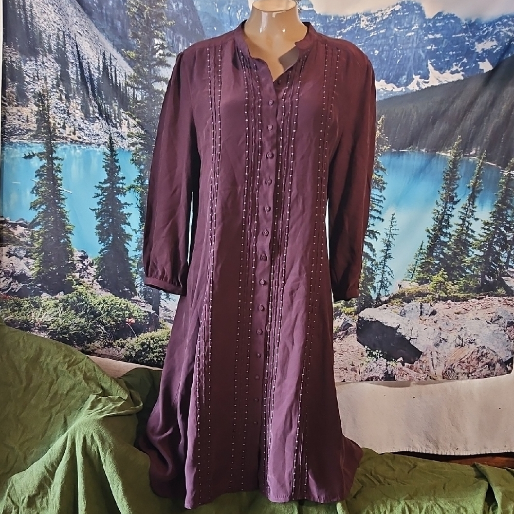The Territory Ahead Womans Size 12 100% SILK DRESS